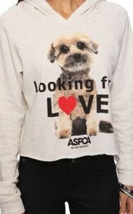 Forever 21 cropped hoodie raw Edge